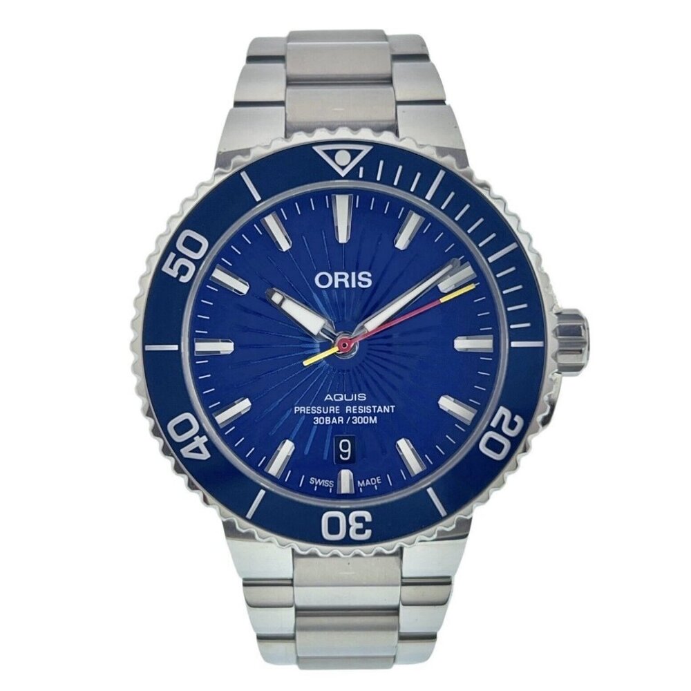 Oris Aquis Sun Wukong Stainless Steel Blue Dial 41.5mm Automatic Men Watch 7766